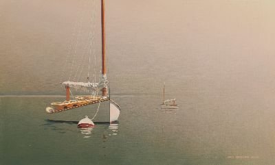 Ovid Ward - Catboats in Fog 
