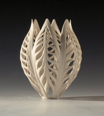 Jennifer C. McCurdy - Leaf Flame Vessel