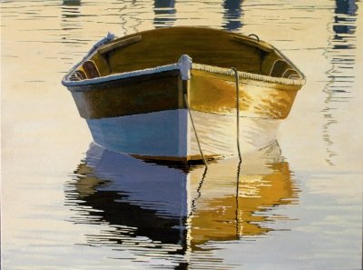 Chris Pendergast - Dinghy at Sunset