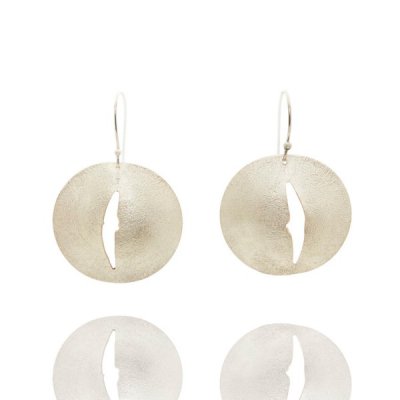 Francesca Lewis Kennedy  - Bi-Metal Torched Dome Earrings