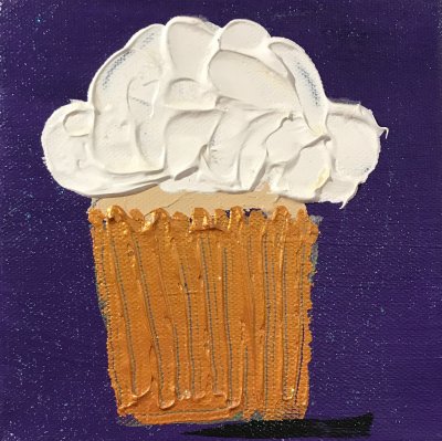 John Holladay - Purple Cupcake 6 x 6