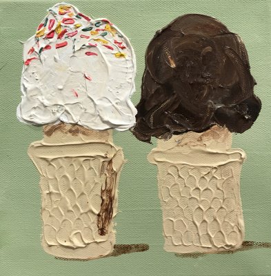 John Holladay - Ice Cream #4 8 x 8