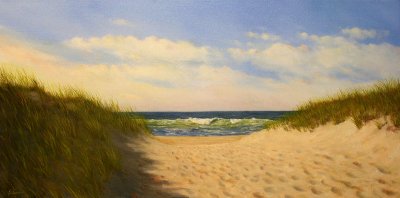 Larry Johnston - A Beach Morning