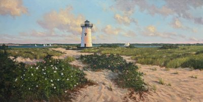 Paul Beebe - Afternoon Sun at Lighthouse Beach