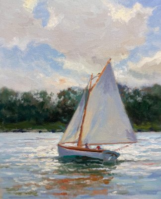 Paul Beebe - Sailing on Lake Tashmoo