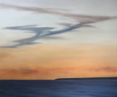 Christie Scheele - Crossing with Sunset Sky