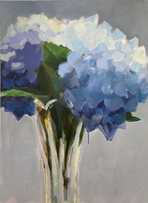 Mary Parkman - Blue Hydrangea II