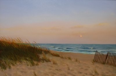 Larry Johnston - Beach at Moonrise