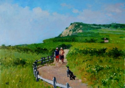 Kate Huntington - Summer Walk at Aquinnah