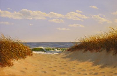 Larry Johnston - Beach in Autumn