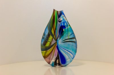 Jeffrey P'an - Strigi Mosaic Carved Vase