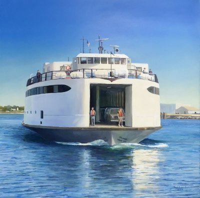 Teek Eaton - Koch - Ferry M/V Islander Arrives