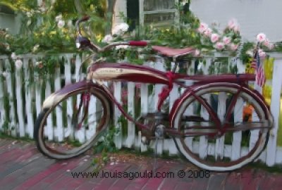 Louisa Gould - Ole Bicycle on 4th of July