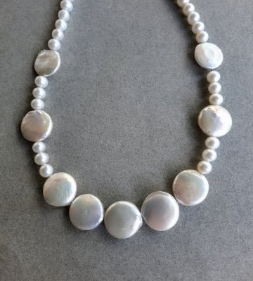 Kathleen Tackabury  - Fresh Water Pearls Coin and Round