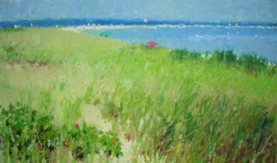 Kate Huntington - Grasses at Oak Bluffs Beach