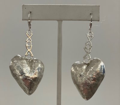 Kathleen Tackubary - Heart Earrings