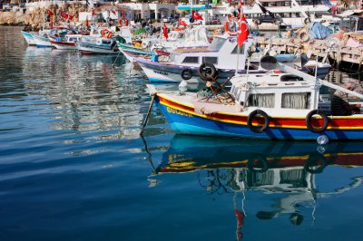 Louisa Gould  - Colorful Fishing Boats