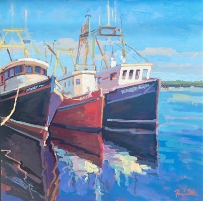 Nick Paciorek - Three Fishing Boats