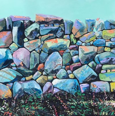 John Holladay - Vineyard Rock Wall