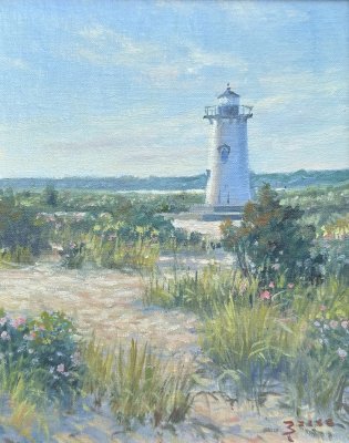 Paul Beebe - Morning Edgartown Light (Plein Air)