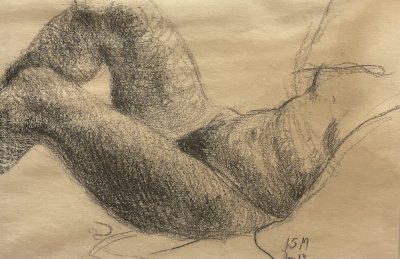 Stan Murphy - Charcoal Figure