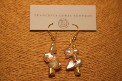 Francesca Lewis Kennedy - Pearl Clusters and Vermeil