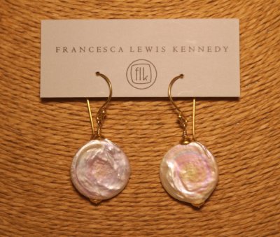 Francesca Lewis Kennedy - Pearl Rounds in Vermeil 