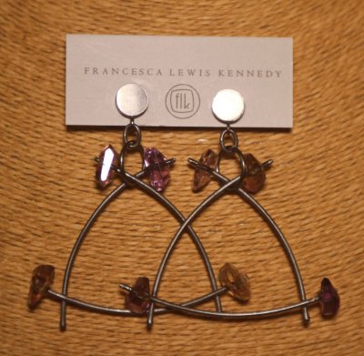 Francesca Lewis Kennedy - Sterling Triangles with Stones