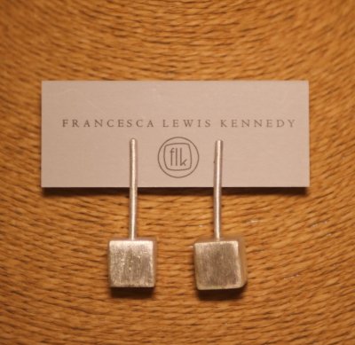 Francesca Lewis Kennedy - Sterling Sticks with Fine Silver Cubes