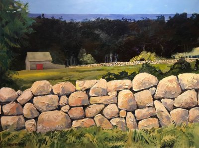 John Holladay - Rock Wall at Keith Farm