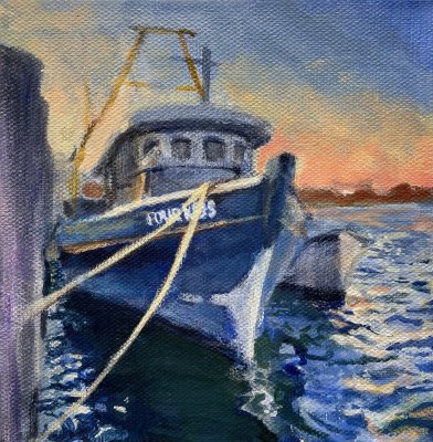 Stephen Engley - Moored in Menemsha