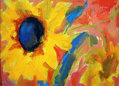 Ellen Liman - Sunflower Abstraction