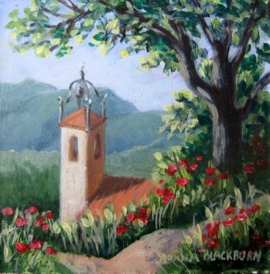 Donna M. Blackburn - Church Tower near La Beaux