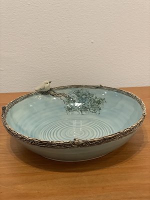 Carrol Arrowsmith - White Bird Bowl, Water