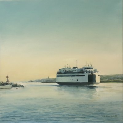 Teek Eaton-Koch - Islander Approaching the Breakwater