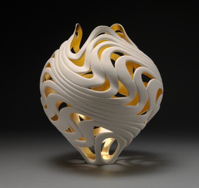 Jennifer McCurdy - Gilded Contour Vessel