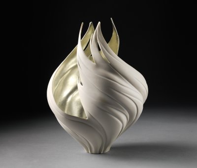 Jennifer McCurty - Gilded Vortex Vessel