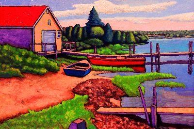 Jules Worthington - Menemsha Creek Study