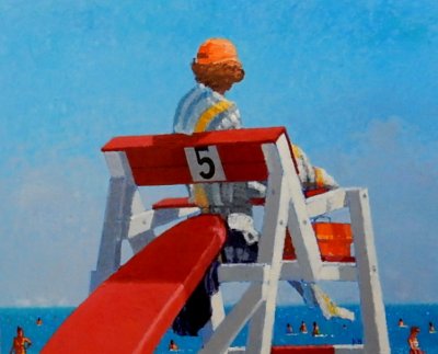 Kate Huntington - Lifeguard on a Breezy Day