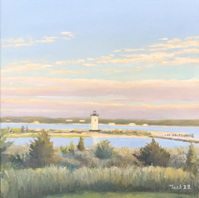 Teek Eaton - Koch - Looking to Edgartown Light