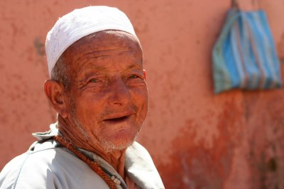 Louisa Gould - Man in the White Hat (Marrakesh)