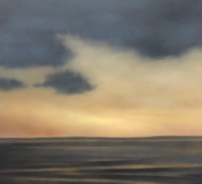 Christie Scheele - Menemsha with Golden Sky