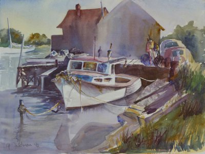 Gretchen Feldman - Menemsha Fishing Boat