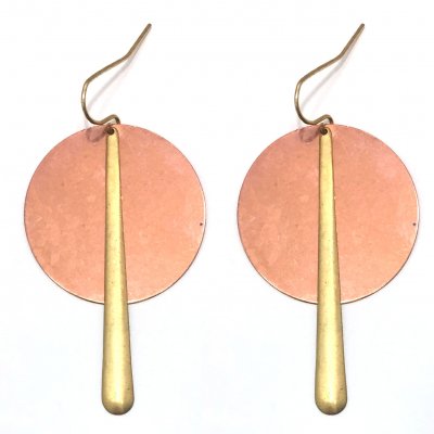 Irene Wood - Moon Earrings