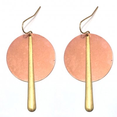 Irene Wood - Moon Earrings