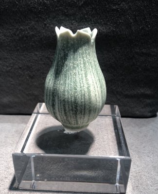 Sandra Byers - Pale Blue 4 Lobed Pod 