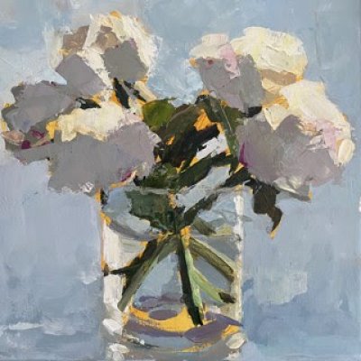 Mary Parkman - Peonies in Early Morning