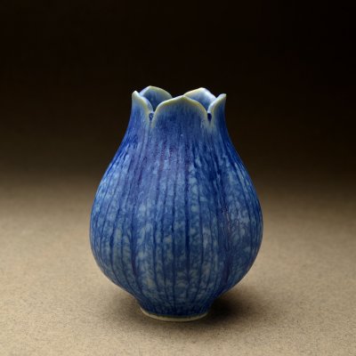 Sandra Byers - Lobed Cobalt Blue Pod