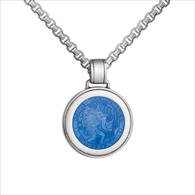 Colby Davis - Large Royal Blue St. Christopher