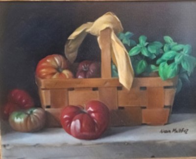 Nadia Mahfuz - Tomatoes and Basil